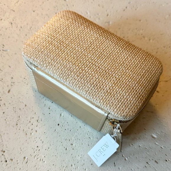 NWT Jcrew woven jewerly case jewelry box jewelry organizer - Picture 6 of 7